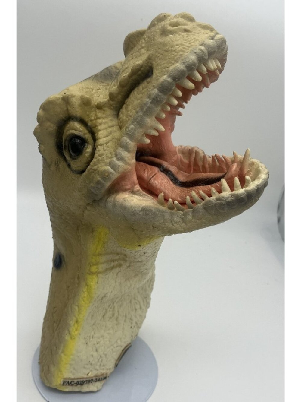 Disney Parks Animal Kingdom Dinoland DINOSAUR Hand Puppets T-Rex 100% Latex